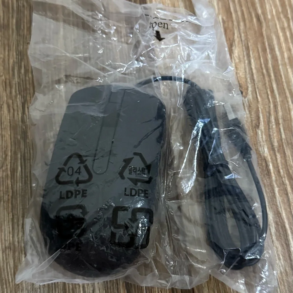 Black Wired Computer Mouse